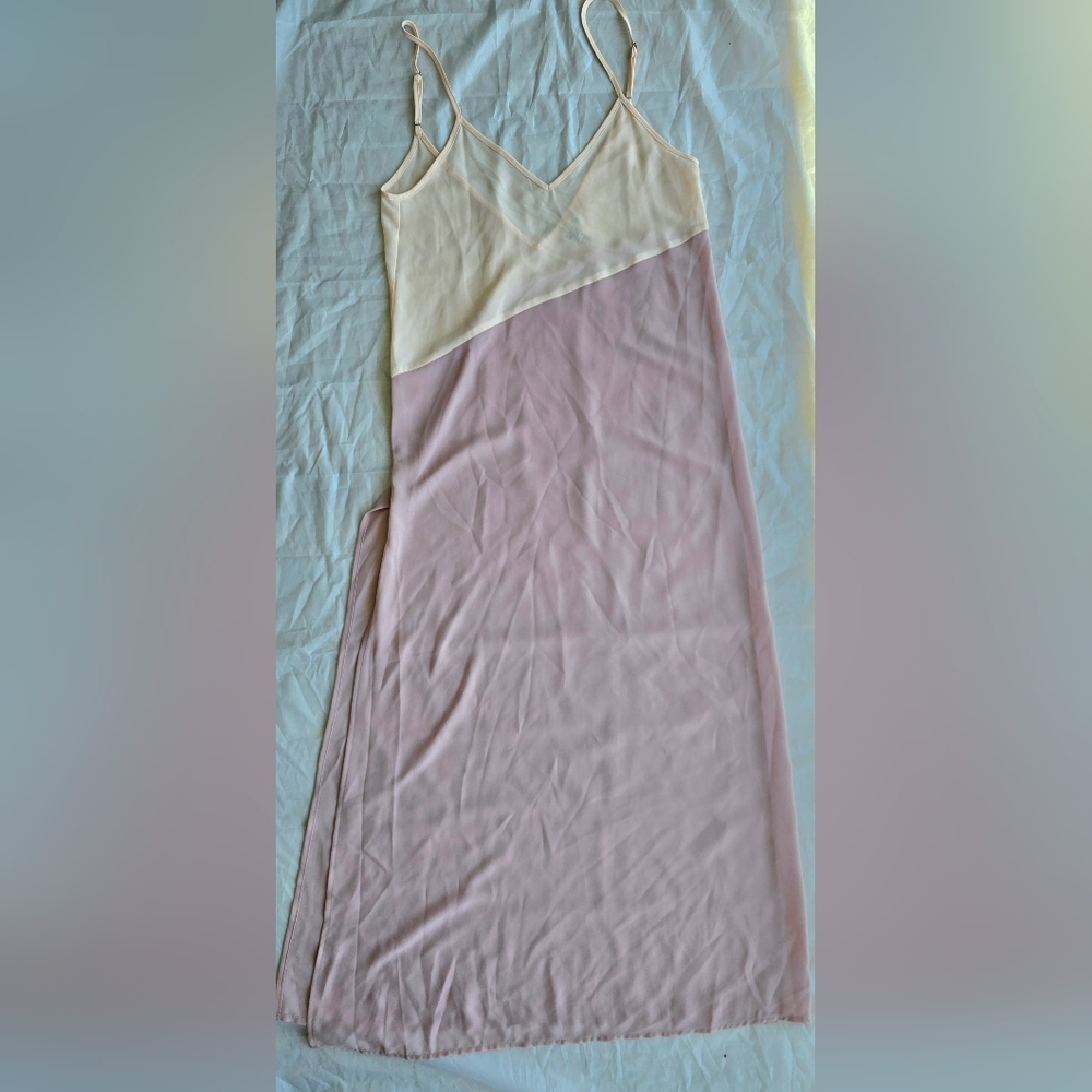 Lulu's Cream and Pink‎ Swim Coverup